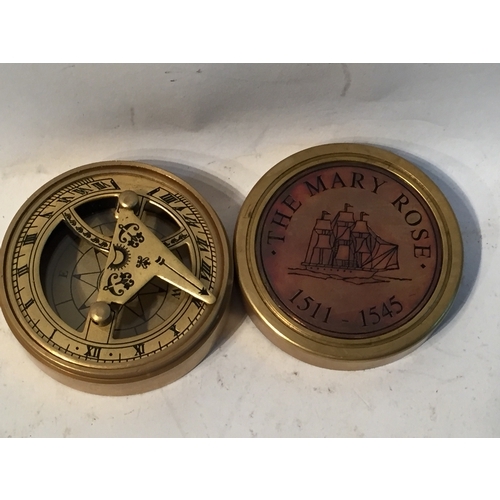 197 - Antique Style Mary Rose Compass