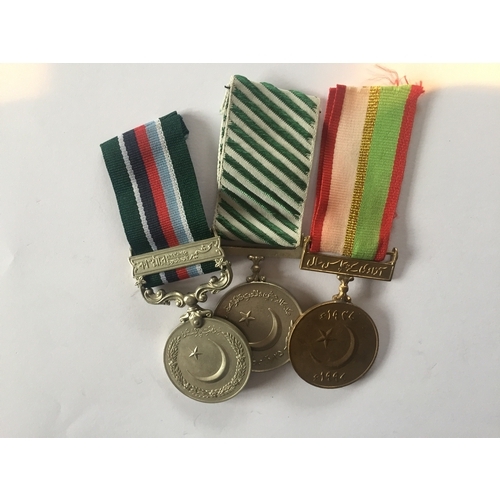 199 - 3 X Pakistan Military Medals