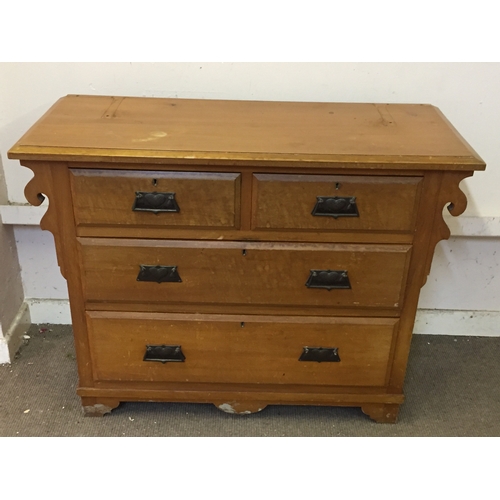 28 - Pine Chest Of Drawers