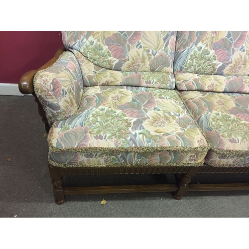 13 - Similar To Previous Lot Vintage Ercol 3 Seater Settee