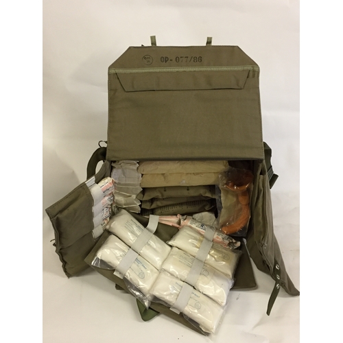 286 - Czech Military Medical Bag Complete With Contents