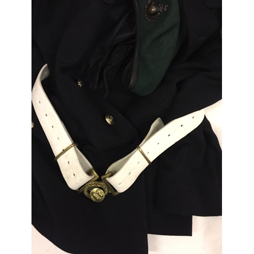 380 - J Heddings Royal Marines Jacket Hat Belt And A General service medal with Northern Ireland bar Named... 