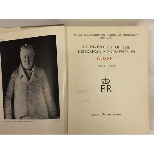 422 - Historic Monuments Book Vol 1 West, DORSET.