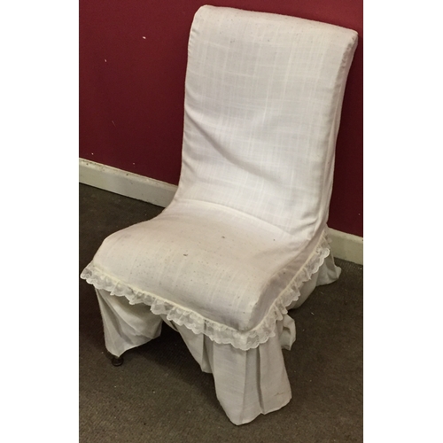 27 - Similar To Previous Lot Covered Nursing Chair