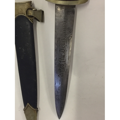 253 - WW2 German  SA Dagger Kal - Robert Kaldenbach Solingen-GR. With Scabbard.