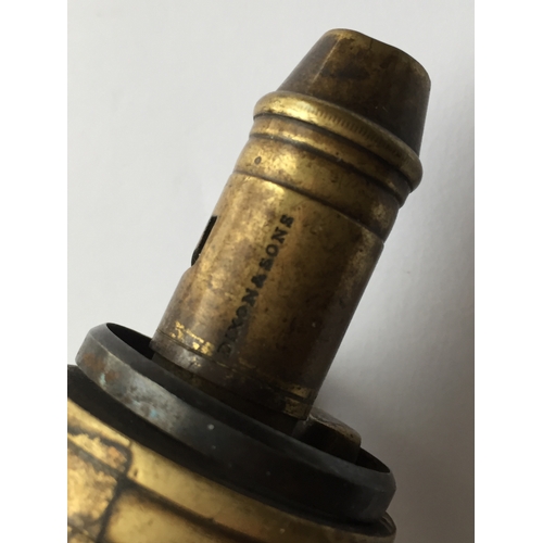 252 - Dixon And Sons Copper Powder Flask