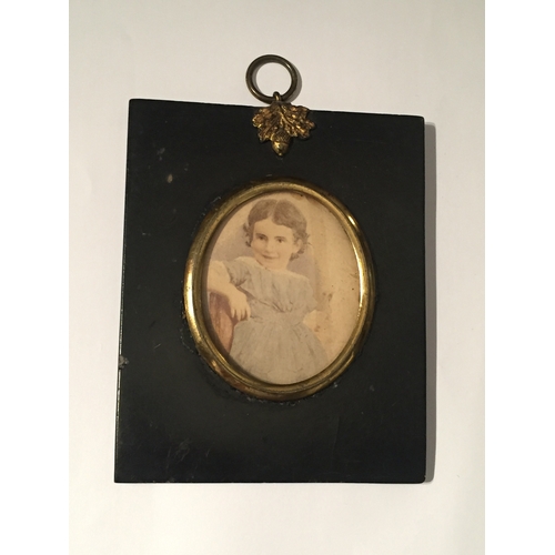 243 - Framed Miniature Of A Child.