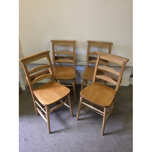 62 - 4 Chapel  Chairs