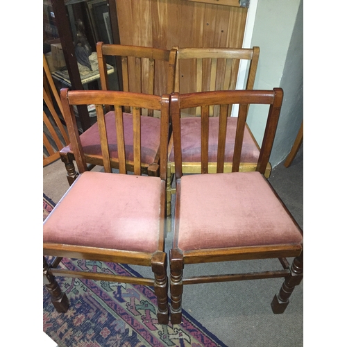 97 - 4 Vintage Chairs