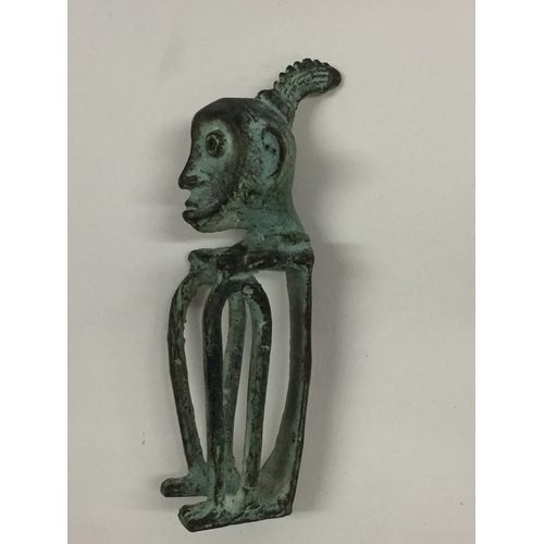 155 - Bronze Tribal Art   Figure