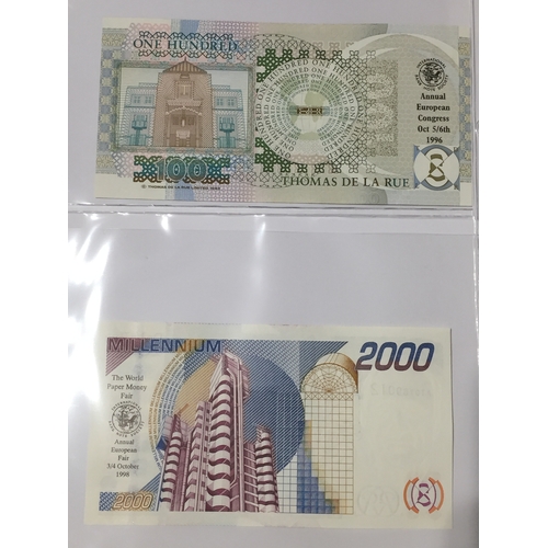 19 - 200 De La Rue 2000 IBNS 1998 Note Along With A 1996 100 Thomas De La Rue IBNS Note 1996