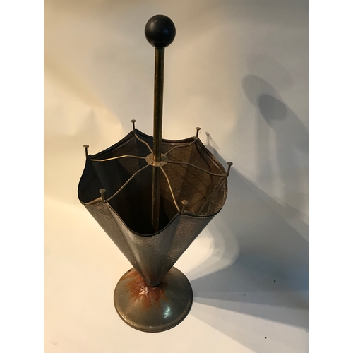 174 - Vintage Brass Umbrella Stand