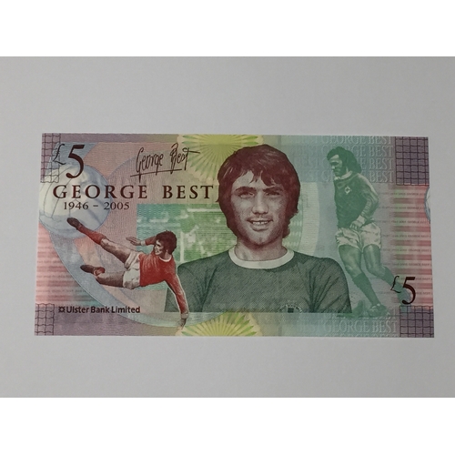 179 - Northern Ireland Ulster Bank Limited George Best 5 Pound Note 2006 Uncirculated