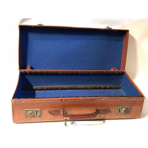 415 - Vintage Leasther Suitcase