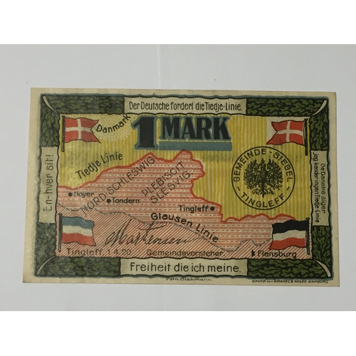 213 - Obsolete German Banknote 1 Mark 1920 Uncirculated .