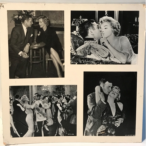 343 - 4 Photographs Of Marilyn Monroe Measures 51x51cm