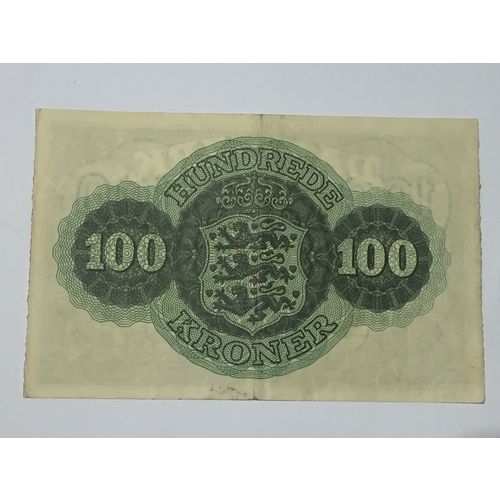 280 - National Bank Of Copenhagen Scarce 1959  100 Kroner Note UNC