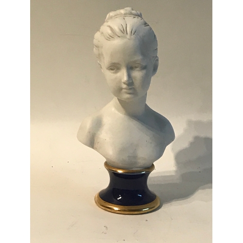 139 - Ceramic Bust Of A Young Lady