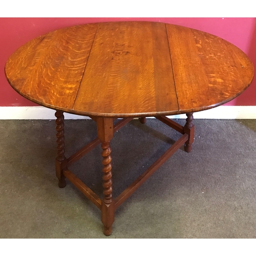 45 - Drop Leaf Table Measures 106.5cm Fully Extended