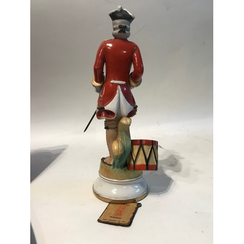 178 - Hand Painted Suaeda Made In Spain Porcelain Figure 'Alferex De Diesbach Luixa 1765' Stands 29cm