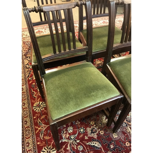 91 - 6 Antique Chairs