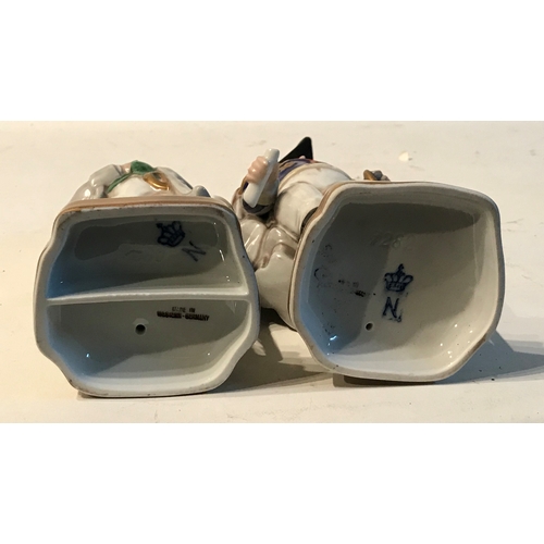 260 - 2 Porcelain Military  Figures