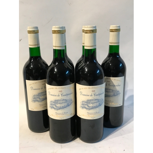 261 - 6 Bottles  Of Vintage Red  Wine 1995 Domaine De Canteperdrix