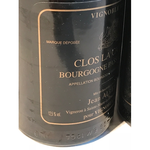 281 - 6 Bottles Of Vintage Burgandy Wine 1992 Clos La Capitaine