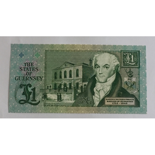 449 - State Of Guernsey Uncirculated 1 Pound Note