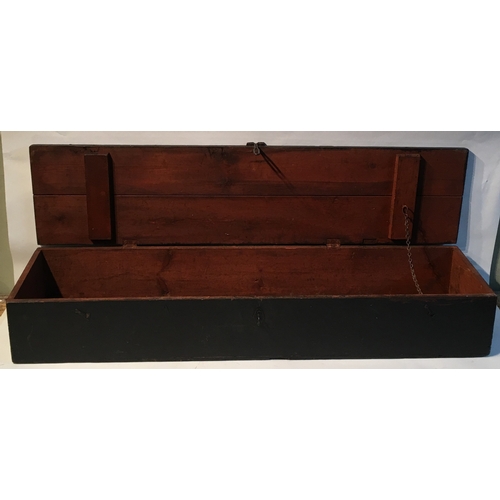 98 - Wooden Military Ammo Box Measures 116x28cm