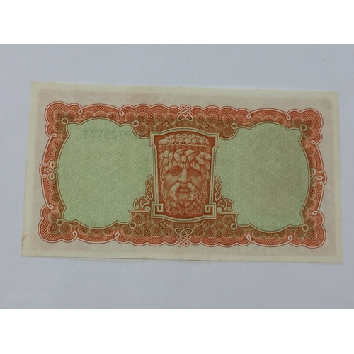 507 - The Central Bank Of Ireland  Last Lady Lavery 1968 Five Shilling  Note In Uncirculated Condition.