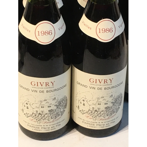 585 - 11 Bottles Of 1986 Givry Grand Vinj De Bourgogne