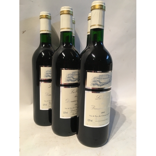 521 - 6 Bottles  Of Vintage Red  Wine 1998 Domaine De Mas