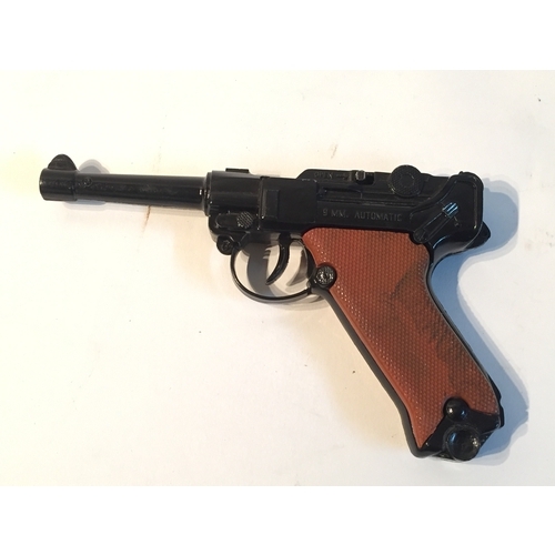 193 - English Made Childs Luger Pistol 9mm Automatic Cap Gun