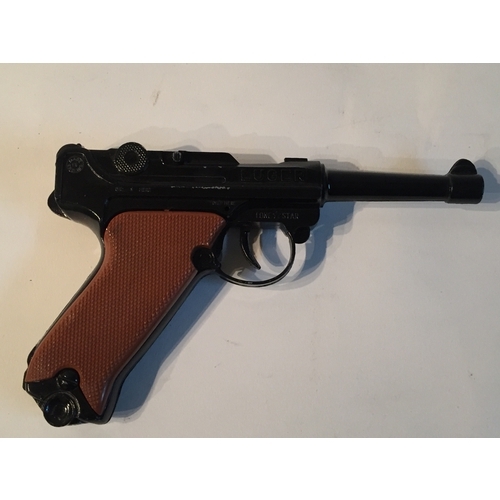 193 - English Made Childs Luger Pistol 9mm Automatic Cap Gun