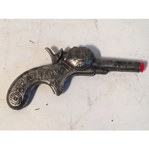 431 - Rare Childs D.R.G.M Pistol With NEGERI To Handle