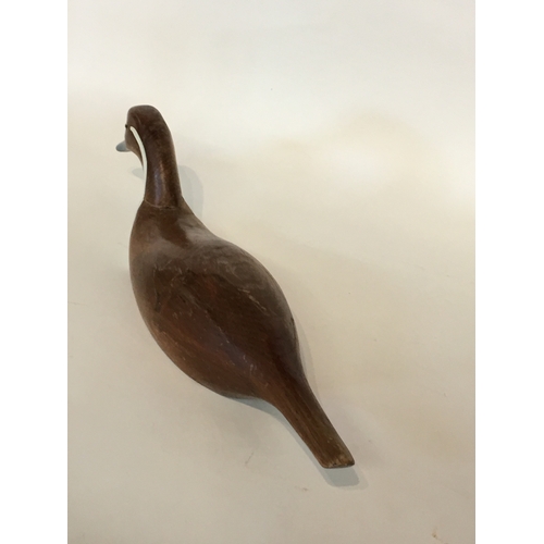 418 - Wood Model Of A Duck Measures 56x13cm