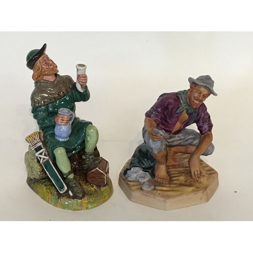 448 - 2 Royal Doulton Figures One Is 'Robin Hood and the Other One Is Beachcomber