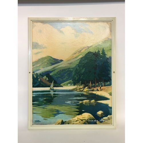 452 - Loch Eck, Argyll, by Frank Sherwin. A lovely tranquil view of the waters. Dunoon Scotland Railway Fr... 