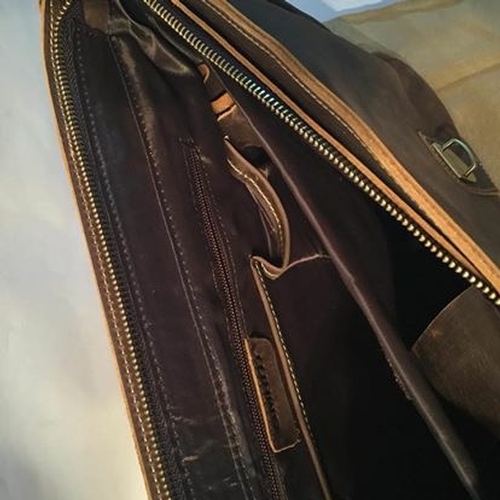 212 - Brand New Smriti Leather Bag/Briefcase