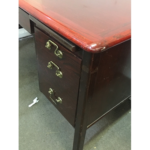 54 - Desk With Drawers measures 76cm x 123cm x 70cm