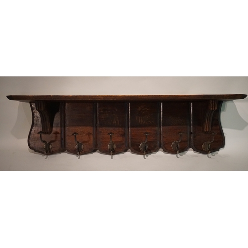 41 - Coat hanger shelf 100cm x 22cm x 26cm