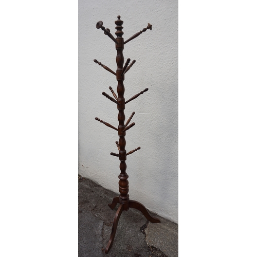 43 - Vintage French Coat / Hat stand 184cm