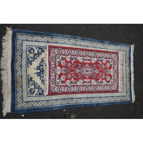 45 - Two x Rugs / runners longest one measures 202cm x 95cm