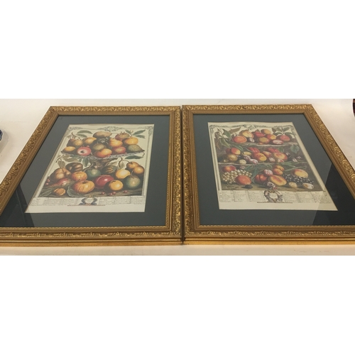 521 - 2 Gilt Framed Prints Of Fruit