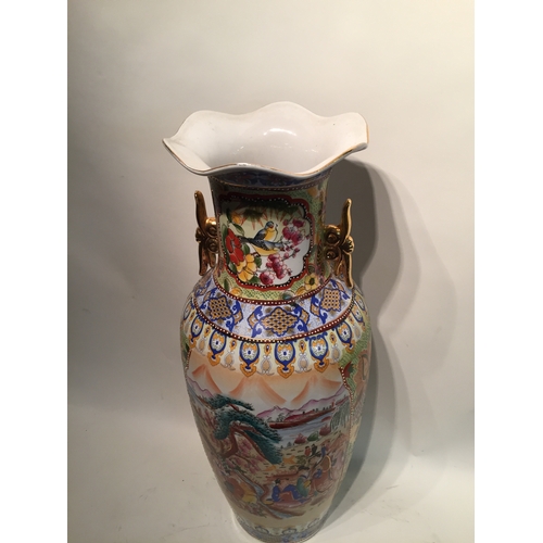 208 - Chinese vase 62cm high