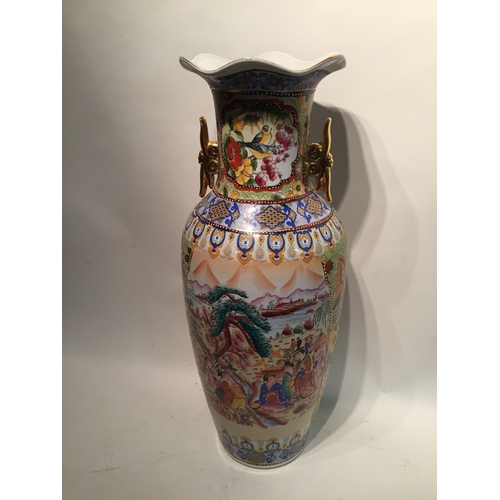 208 - Chinese vase 62cm high