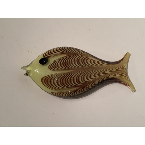 100 - Rare Murano glass fish In The Manner Venini Ken Scott 14cm long
