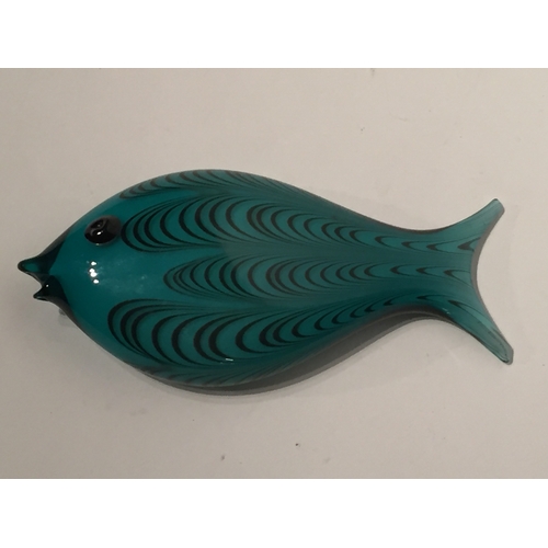 101 - Rare Murano glass fish In The Manner Of Venini Ken Scott 14cm long