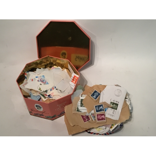 230 - Tin of various unresearched stamps